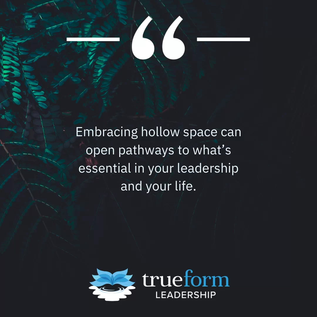 The Poetry of Leadership: Embracing Hollow Space