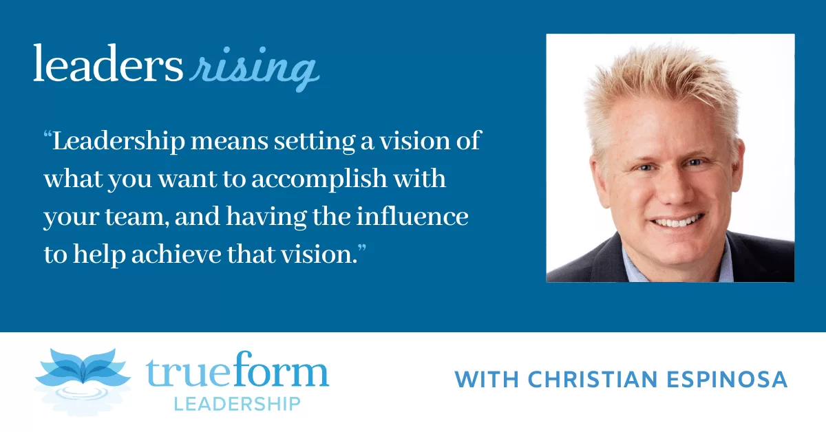 Christian Espinosa - CEO executive coach leadership development story